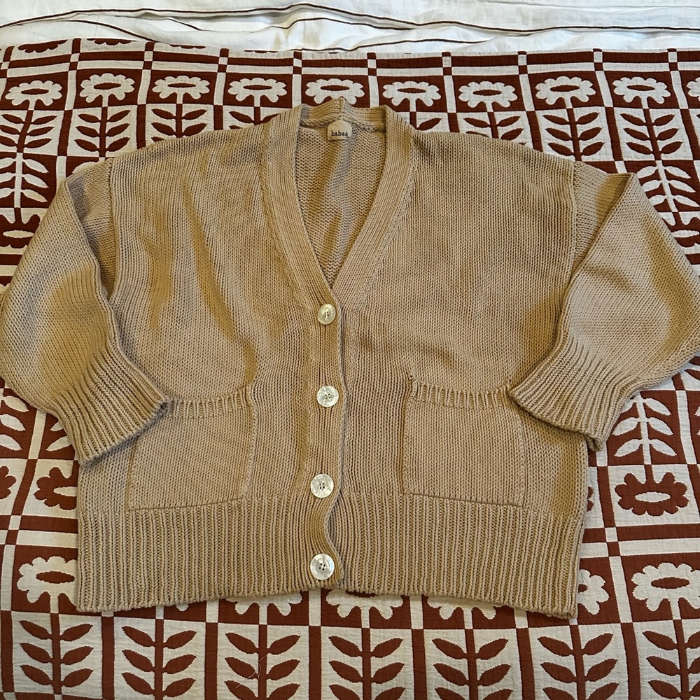 Babaa No 16 clay pot cardigan